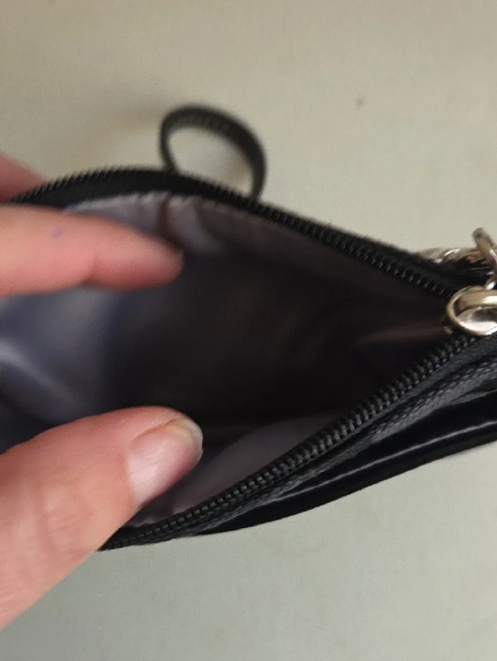 Coach Black Signature Wristlet Pouch - Picture 4 of 6